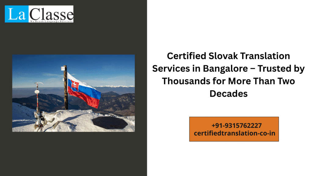 Certified Slovak Translation Services